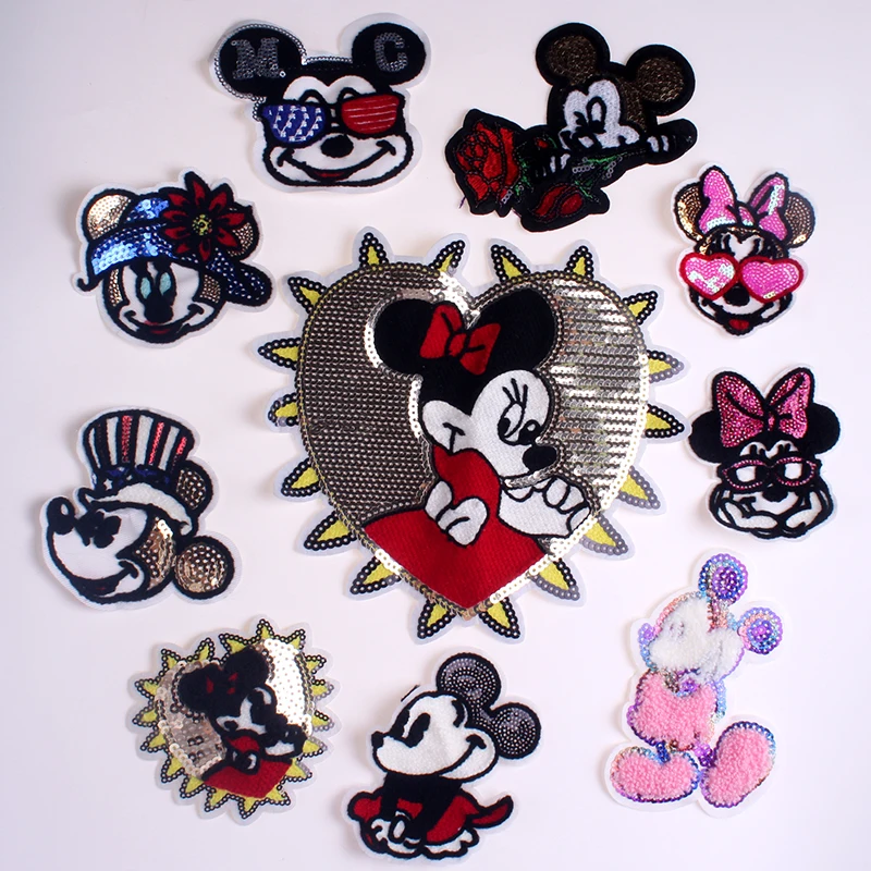 

Pulaqi Cartoon Embroidered patches for Clothing DIY Sewing On Patches For Clothes Cute Patch Applique Stripe on Clothes Sticker