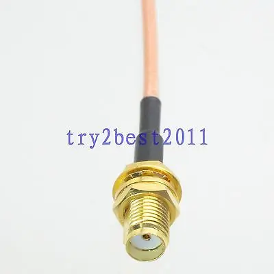 DHL/EMS 50 наборов RG316 SMA jack pin Кабельный разъем с уплотнением RF гибкий соединительный кабель 6 дюймов-C1