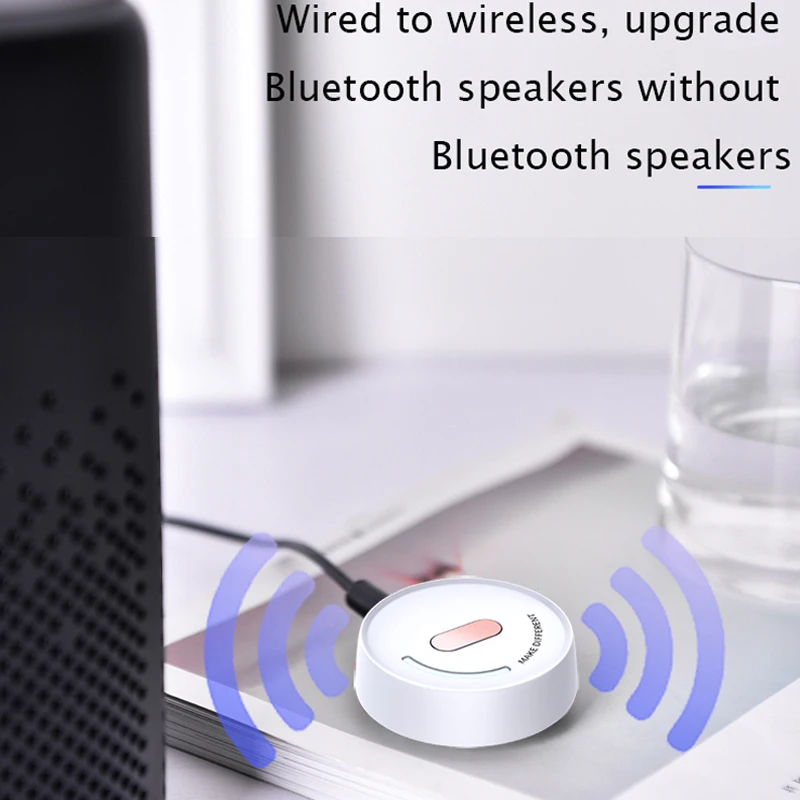 Bluetooth 5 0 Receiver Wireless Adapter for Speaker Car Aux 3 5mm AUX Audio Amplifier PC Headphones Bluetooth 5 0 Receptor