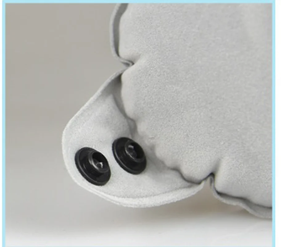 1 PC Orthopedics Inflatable Neck Pillow Travel Flocking PVC Liner Care for The Cervical Spine Prevent Shoulder Neck Pain Pillow