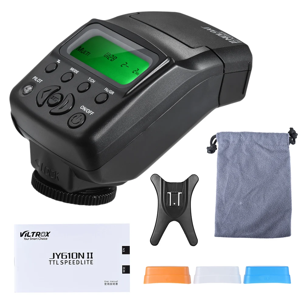 Viltrox JY-610N II i-ttl накамерная Мини Вспышка Speedlite для камеры Nikon D3300 D5300 D7100 Самостоятельная вспышка студийные лампы