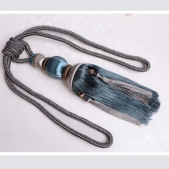 

Gourd ball hanging ball classical European curtain hanging ball with tassel hanging ball living room bedroom curtain accessories