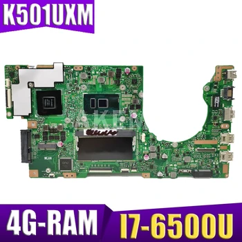 شراءAkemy جديد! K501UXM اللوحة لابتوب ASUS K501UW K501UXM K501UQ اللوحة الأصلية DDR4 4G-RAM I7-6500U GTX950M-4GB