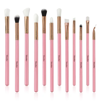 

12pcs Makeup Brushes Set Powder Foundation Eyeshadow Eyeliner Cosmetics Grey Soft Synthetic Hair Black Make Up Brushes