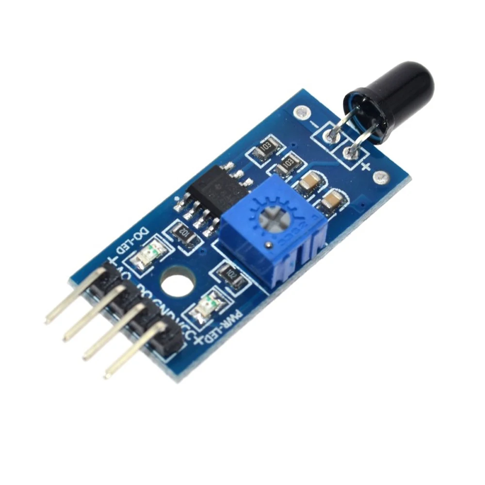 ИК инфракрасный 4 провода обнаружения пламени сенсор Модуль Детектор Smartsense Для