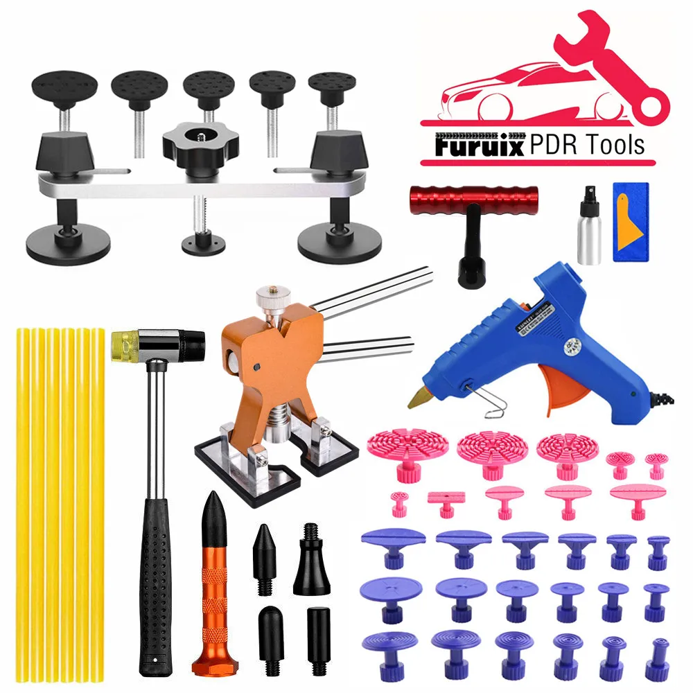 PDR Paintless dent tools Car body repair Hail Removal Dent Repair Kit Bridge Puller Lifter Tool