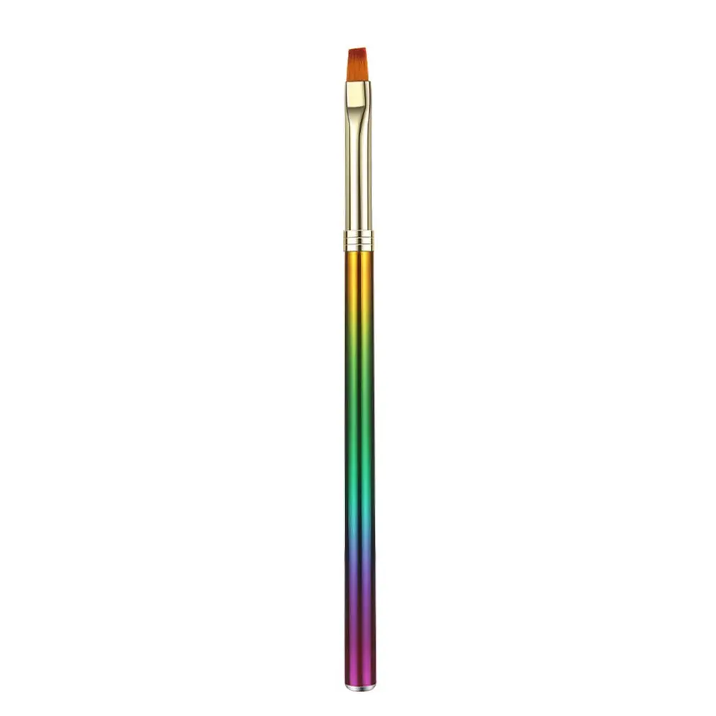 Белый Nail Art Pen Pull Pen Paint Pen Nail Brush Transparent Rod Three Pull Pen Set Beautiful Women - Цвет: Белый