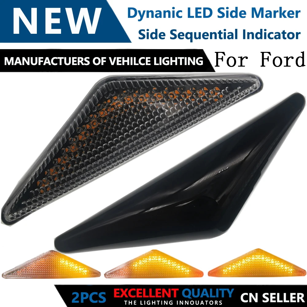 

2 pieces Led Dynamic Side Marker Turn Signal Light Sequential Blinker Light For FOCUS MK I 1998-2004 MONDEO MK III 2000-2007 car