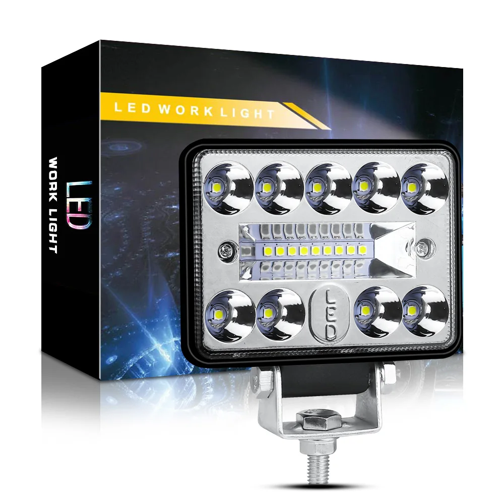 

2pcs 19 LED Wide View Car Working Lighting Off Road Fog Lamp SUV Truck Waterproof Lights Bar Work Light
