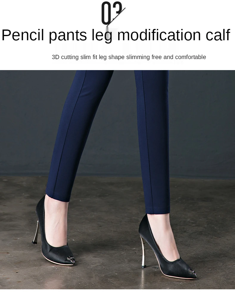 fino, calça casual com pés apertados, tamanho