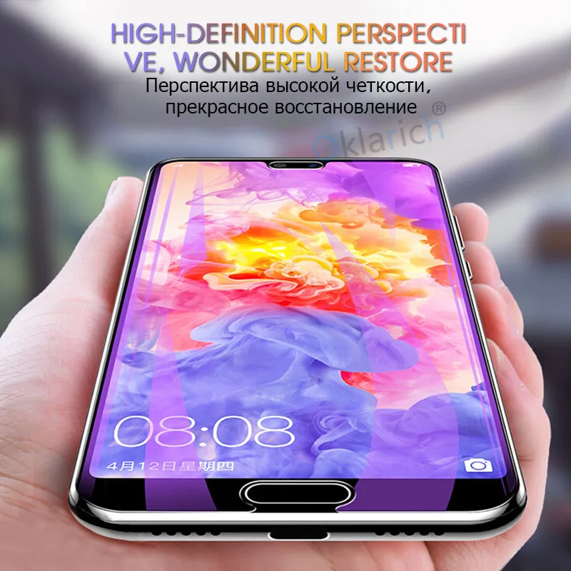100D Гидрогелевая пленка с полным покрытием для Huawei P30 P20 P40 Pro Mate 20 Honor Lite 10 8X Защитная