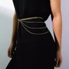 PuRui Multi Layer Waist Chain Belt for Women Hiphop Alloy Metal Gold Color Belly Chain Dress Body Belt Fashion Jewelry ► Photo 1/6