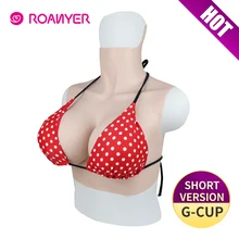 Силиконовый Трансвестит Roanyer большие накладные груди G чашка для