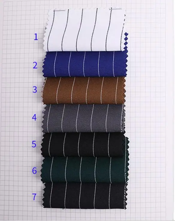 2019 Mens Suits with Pants Stripe Men's Blazer Slim Fit Wedding Male Groom Tuxedos suit Prom (Jacket+Pants+Vest) costume homme 2019 Mens Suits with Pants Stripe Men's Blazer Slim Fit Wedding Male Groom Tuxedos suit Prom (Jacket+Pants+Vest) costume homme