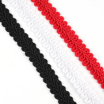 

Trim Ribbon Centipede Braided Lace DIY Craft Sewing Accessories Wedding Decoration Fabric Curve Lace For DIY Jewelry Making
