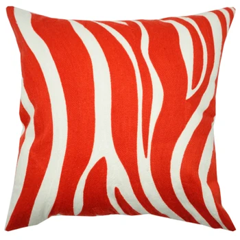 

Embroidery Christmas Pillow Cover 18x18 Cushion Cover Square Pillow Case 100% Polyester with Hidden Zipper Closure