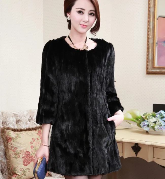 Vetement, зимнее женское пальто из искусственного меха, пэтворк, шуба из искусственного меха норки, длинная меховая верхняя одежда, меховая шуба размера плюс, пальто AW317