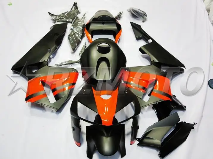 

Top (Injection mold) New ABS Motorcycle Full Fairing Kit Fit For Honda CBR600RR 05 06 F5 2005 2006 Fairings orange black matte