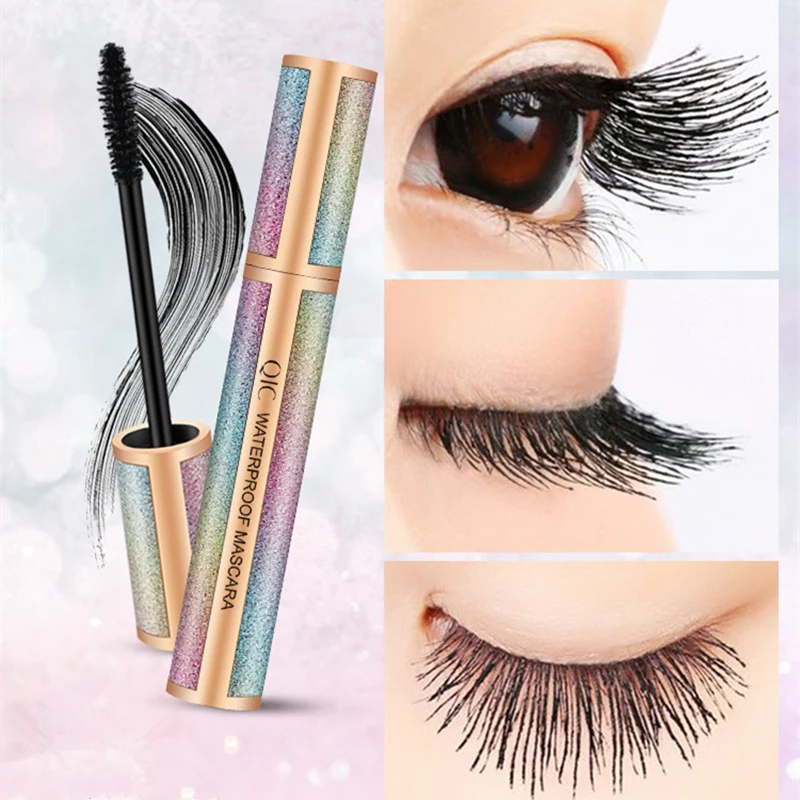 

Thick Mascara 4D Silk Fiber Extension Dense Gel For Eyelashes False Eyelash Waterproof Curling Natual Professional Makeup 35D