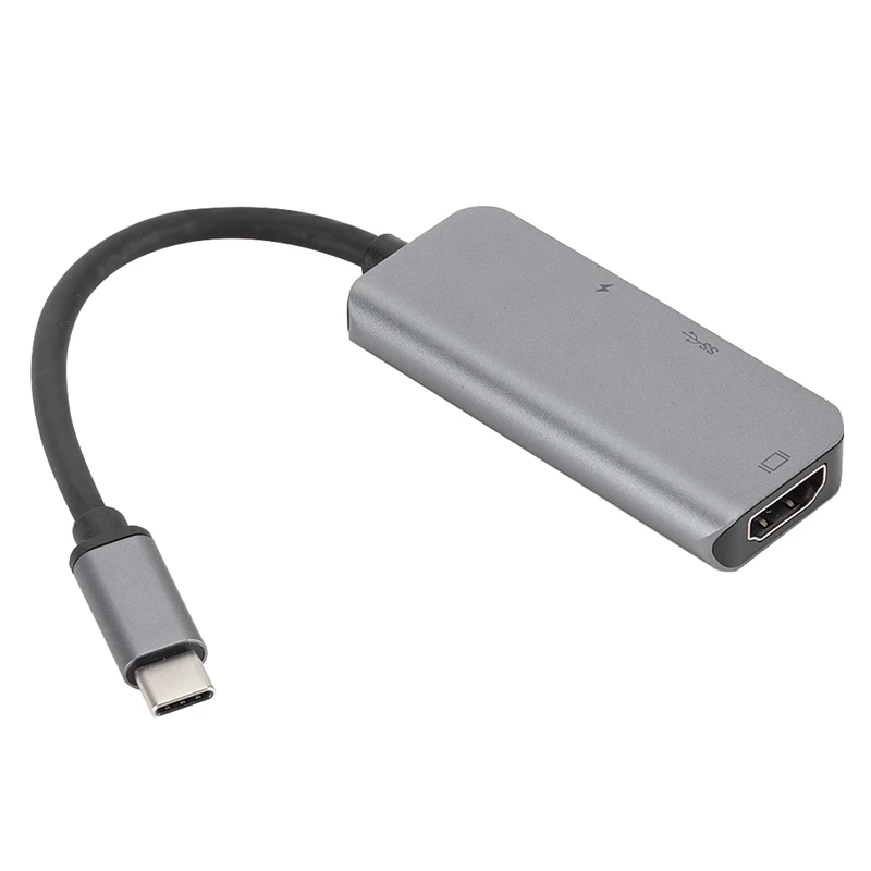 USB C концентратор type C до 4K HDMI концентратор USB 3,0 адаптер PD зарядный порт для MacBook Pro samsung Galaxy S8 huawei P20 Pro