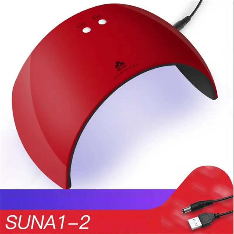 27W-Red-NO LCD 27 Вт Светодиодная УФ-лампа для ногтей маникюрного геля для ногтей сушильная лампа для полировки ногтей с таймером автоматический Сенсор искусства инструменты для маникюра - Цвет: 27W-Red-NO LCD