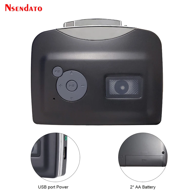 Ezcap 230 USB Cassette Tape Player Tape to MP3 Recording Music into USB Flash Drive Adapter Music USB Cassette Player Converter