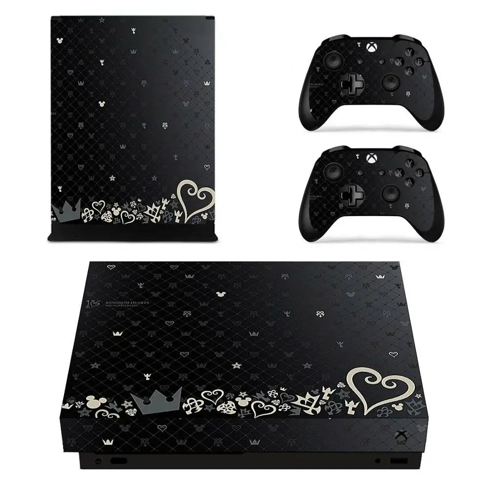 Игра Kingdom Hearts кожная консоль и контроллер наклейка крышка наклейка s для Xbox One X консоль+ контроллер Кожа Наклейка Винил