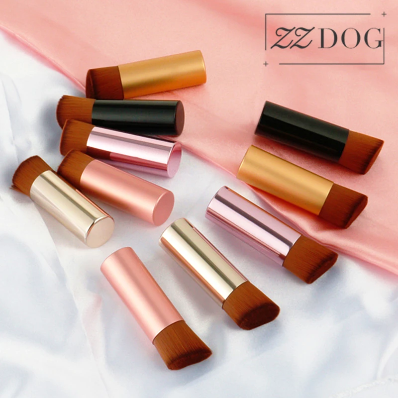 ZZDOG 1 шт. мини портативные Кисти для макияжа жидкого тонального крема бесшовная