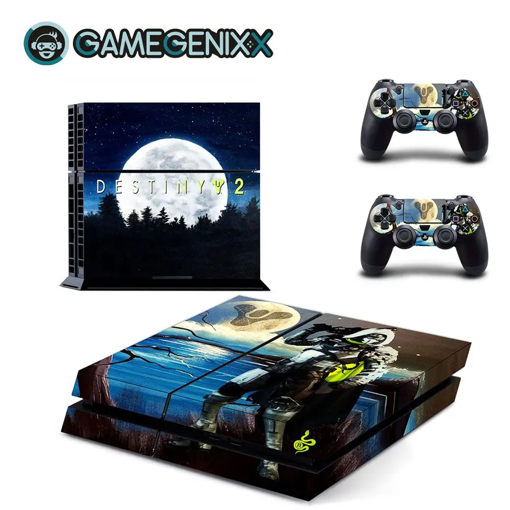 Защитная Наклейка на кожу GAMEGENIXX для консоли PS4 и 2 контроллеров-deuty 2
