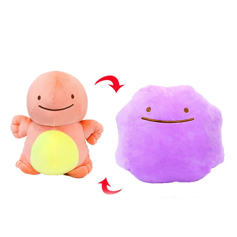 TAKARA TOMY PKM плюшевая кукла Покемон Волшебные трюки Ditto деформационная подушка в форме Пикачу Eevee Сквиртл двухсторонние игрушки для детей - Цвет: ST07