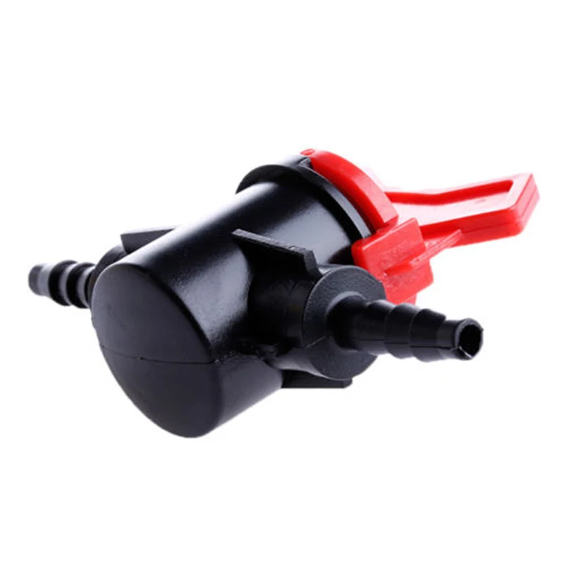 2/5pcs 4mm PCV Parts Coupling Pipe Irrigating Water Hose Switch Plastic Valve