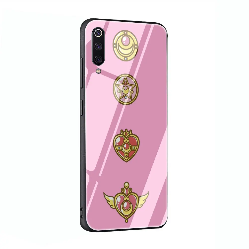 G11 Чехол из закаленного стекла Sailor Moon для Xiaomi 8 Lite A1 A2 9 Redmi Note 5 6 7 Pro 6A 4X F1 - Цвет: G11