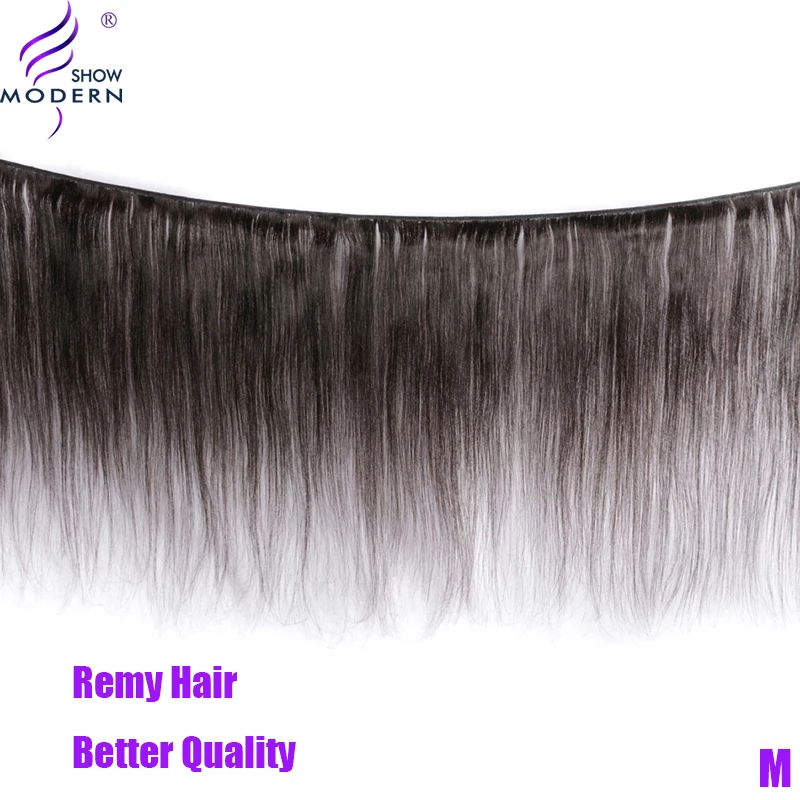 Современные малазийские прямые человеческие волосы, пряди с фронтальной частью, волосы remy для наращивания, 3 пряди, 1 шт