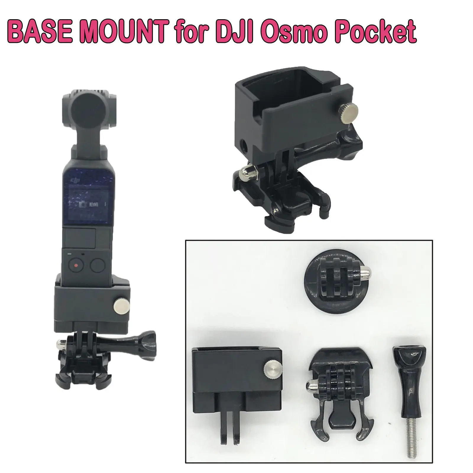

Expansion Kit BASE MOUNT Tripod Selfie Stick Holder Bracket For DJI OSMO Pocket