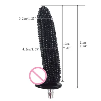 FREDORCH  VAC-U-LOCK Machine Device Attachements Corn shape Dildo vagina Sex Love Machine Sex Product For Women and men G-spot 2
