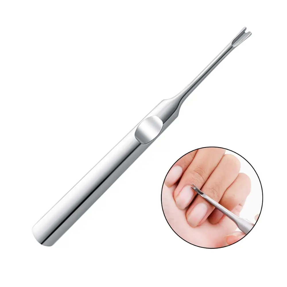 Professional Stainless Steel Cuticle Trimmer Hangnails Nails Cleaner
