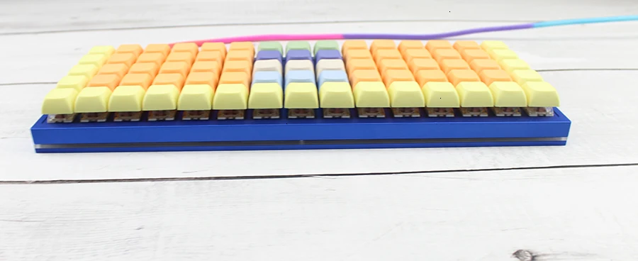 ID75 Горячая замена Pcb Rgb клавиатура комплект QMK75keys Tpye-c для Clavier Gamer Серебристый Серый Черный Фиолетовый Синий механическая клавиатура