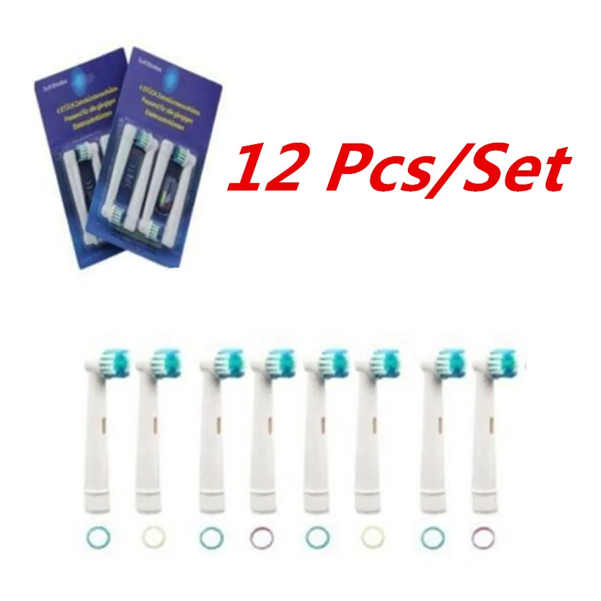 12 Pcs Новые 8 шт/12 шт/16 шт/20шт/40 шт Совместимые сменные головки зубной щетки для гигиены полости рта B модели Быстрая - Цвет: 12 Pcs