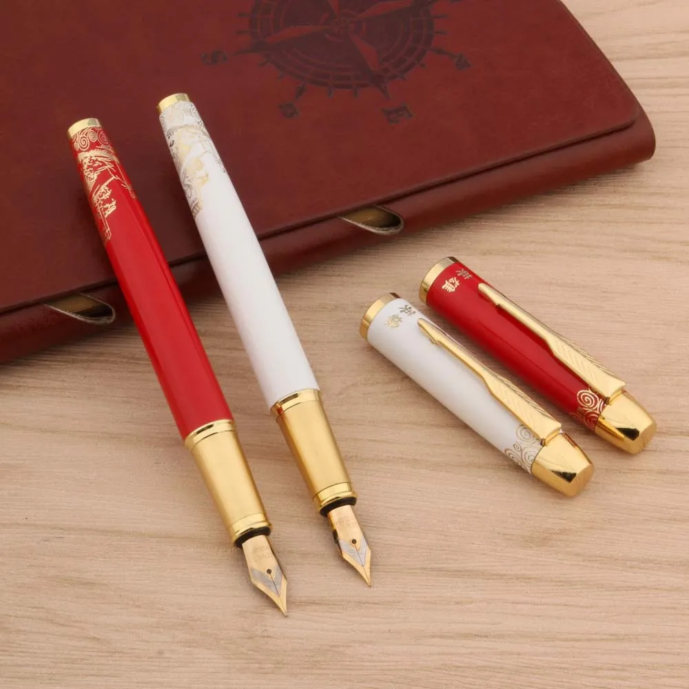 Chinese Ceramic The Great Wall Fountain Pen Gold Nib Medium fountain pen