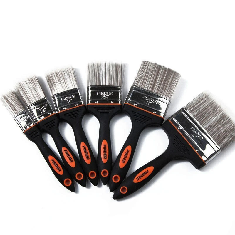 

FINDER High Quality PTE Hair Paint Brush Set Oil Brush Available Acrylic Paint Hand Brushes For Art Supply Home Decoration Tool