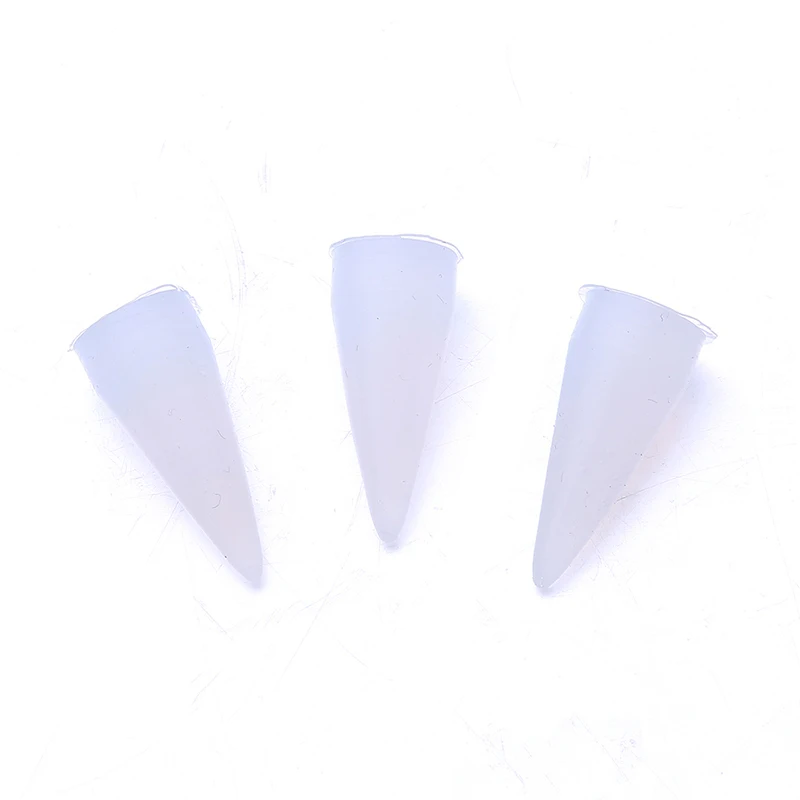 white Silicone head Инструмент для точечного сверления ногтей, акриловый двухсторонний сверлильный карандаш, многофункциональная восковая головка, точечное сверло, ручка для ногтей - Цвет: white Silicone head