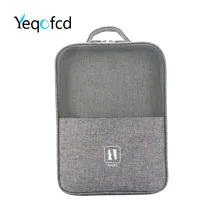 Yeqofcd дорожная сумка для хранения обуви высокого качества catiic Водонепроницаемая портативная коробка для обуви на молнии сумка для Одежды Органайзер