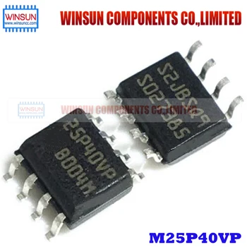

50PCS/LOT M25P40VP SOP8 25P40 25P40VP M25P40-VMN6TP SMD Brand New