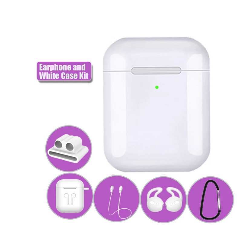 i90000Pro white set I90000 Pro TWS Arie 2, беспроводные наушники, 8D, супер бас, Bluetooth 5,0, наушники, раздвижные, регулировка громкости, наушники PK i5000 i9000tws - Цвет: i90000Pro white set