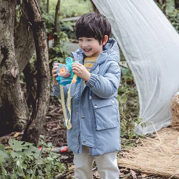 

Baby Girl Clothes Kids Winter Jacket Girls Winter Faux Fur Hooded Parka Down Coat Puffer Jacket Padded Overcoat winterjas meisje