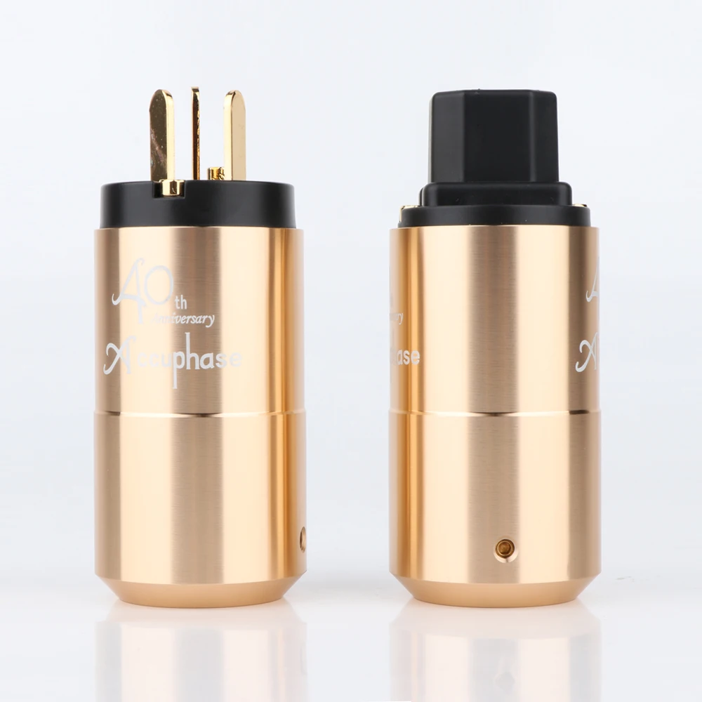 Accuphase DIY OFC с покрытием из чистой меди золотой проводник корпус алюминиевого