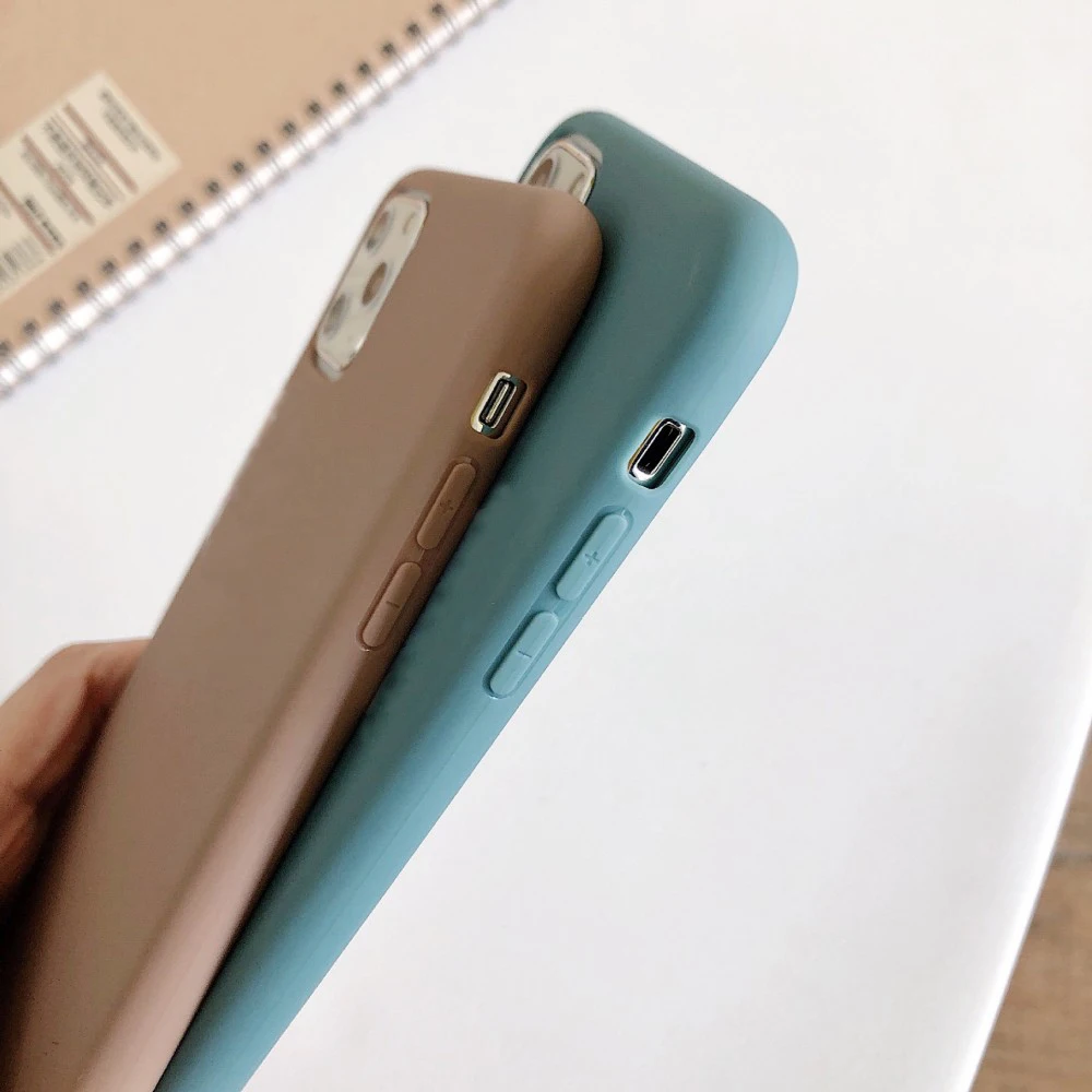 Чехол для телефона iPhone XS XR X 8 7 Plus 6S 12 mini с забавным мультяшным рисунком мягкий