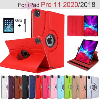 

Cover Case for IPad Pro 11 2020 2020 A2228/A2231 Case 360 Degree Rotating Stand Cover with Smart Protective Case for pro 11