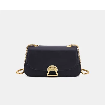 

2020 new women's bag PU leather shoulder bag ladies fashion simple chain small square bag bridal bag shoulder messenger bag