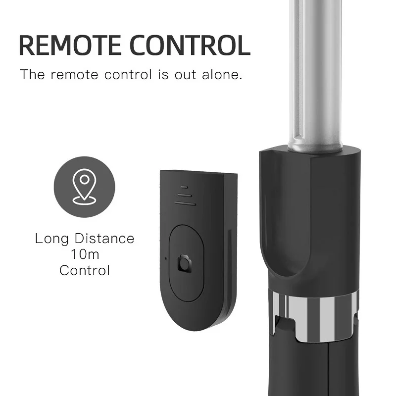 Портативный интегрированный штатив Amazlife L01s селфи Палка с беспроводным Bluetooth